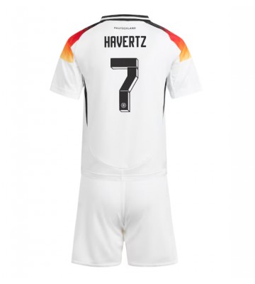 Alemania Kai Havertz #7 Primera Equipación Niños Eurocopa 2024 Manga Corta (+ Pantalones cortos)